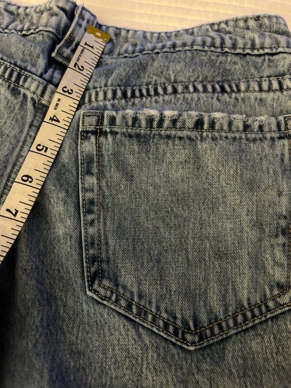 Hollister Light Blue Straight Low Rise Baggy - Picture 9 of 9